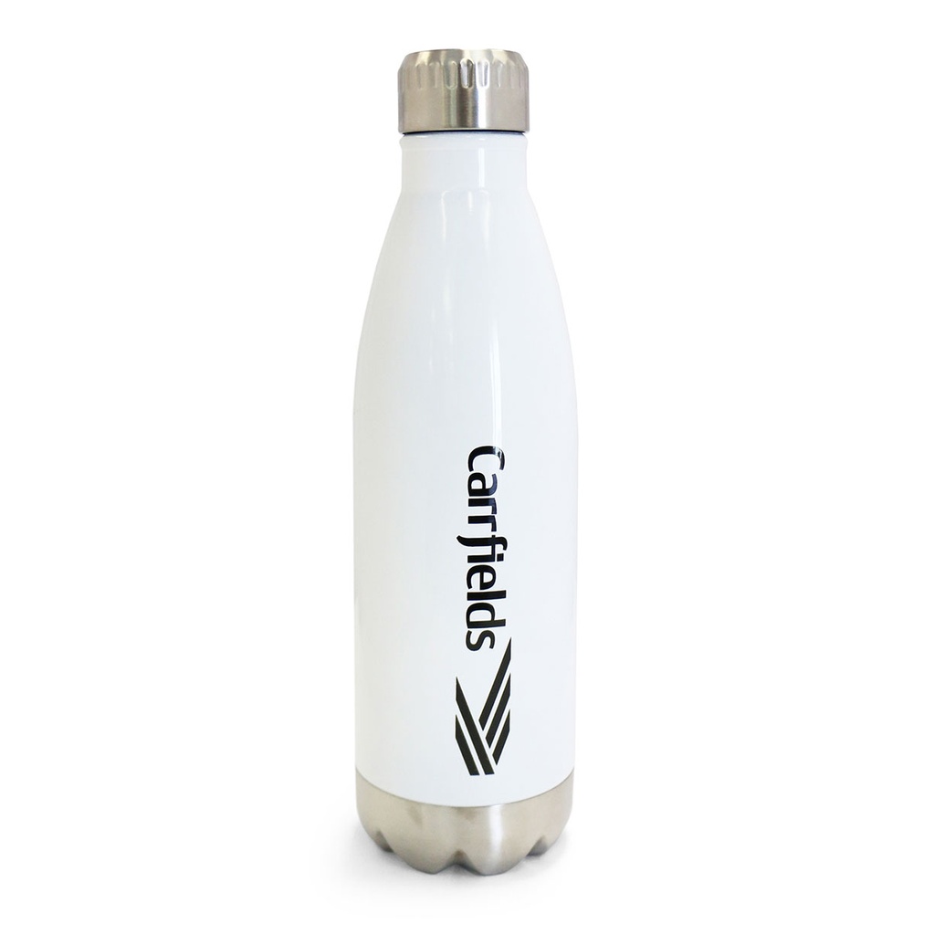 Carrfields Drink Bottle - White