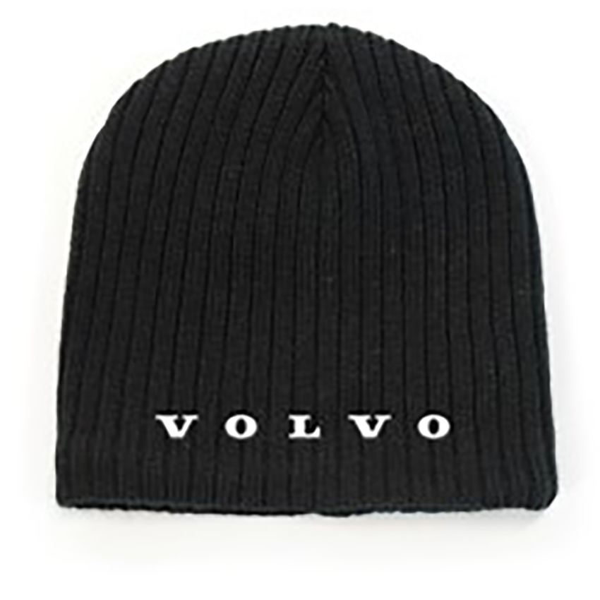 Volvo Cable Knit Beanie - Black