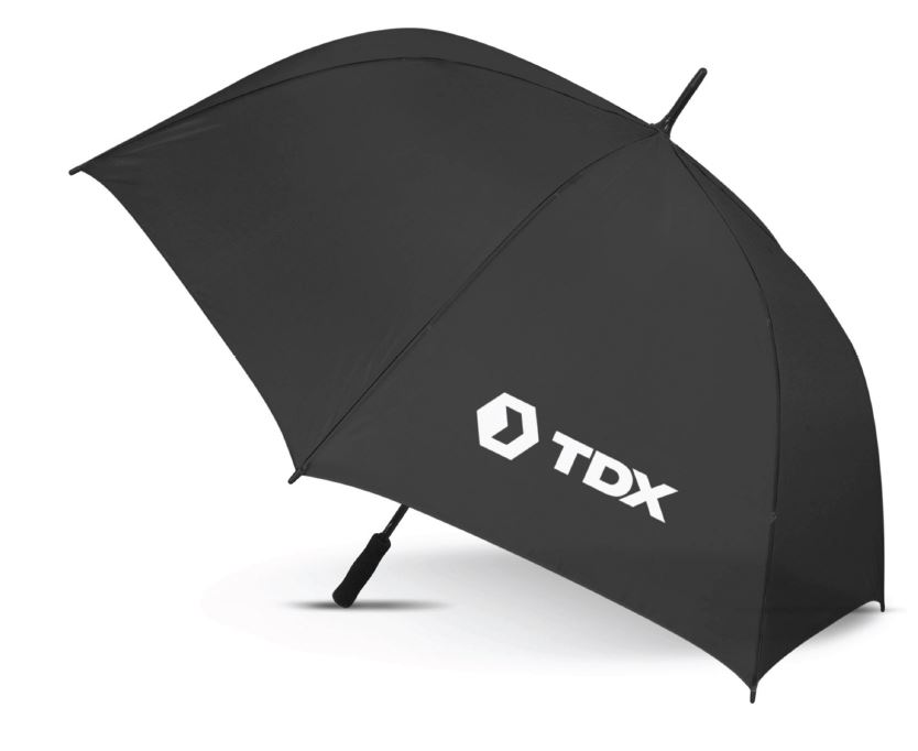 TDX Sports Umbrella - Black - -                             
