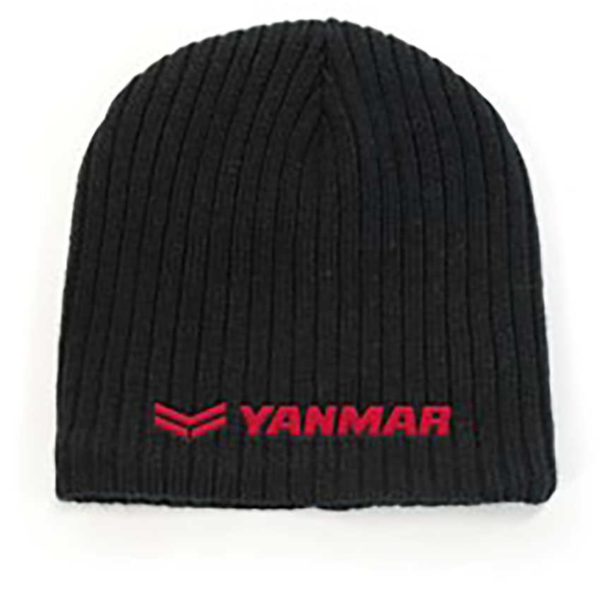 Yanmar Cable Knit Beanie - Black
