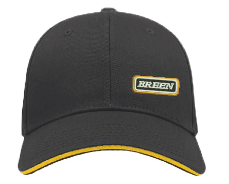 Breen Sandwich Cap - Black/Yellow - -                       