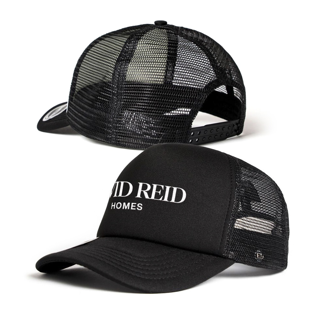 David Reid Trucker Cap - Black - -                          