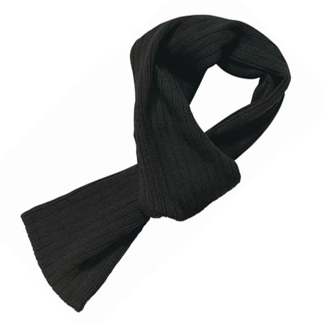 Hobbiton Cable Knit Scarf Black