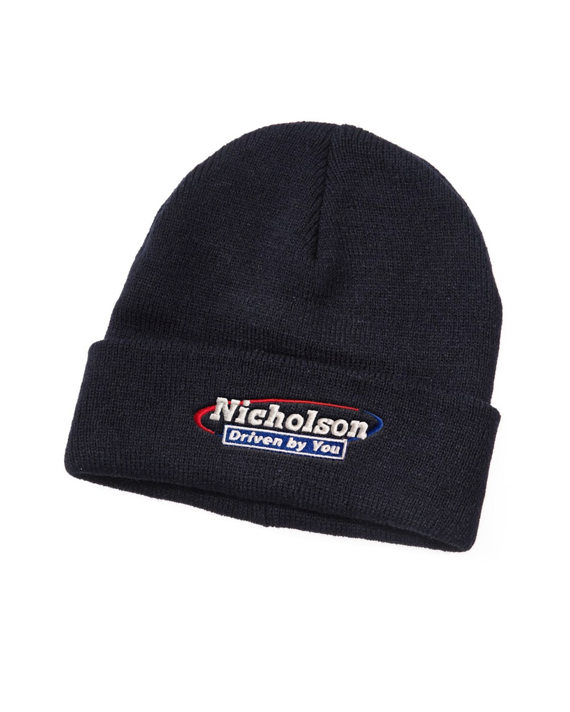 Nicholson Unisex Wool Beanie - Black - -                    