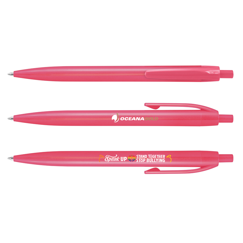 Oceana Gold Pink Shirt Day Pen - Pink
